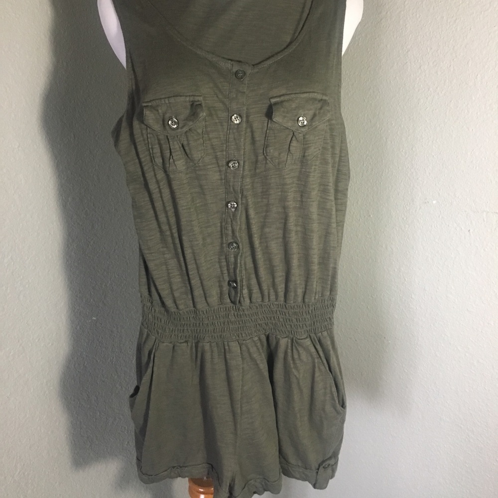 Love 2 B Free Romper: Forest Green